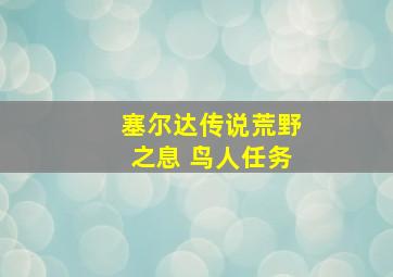 塞尔达传说荒野之息 鸟人任务